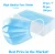 Import FDA CE Disposable Face Mask - 3Ply Masks with Comfortable Earloop from China