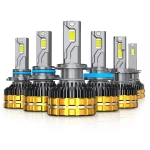 car led headlights H1 H4 H7 H11 9005 9006 9012 high power 300W led headlights