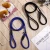 Import Multicolor Adjustable Nylon Round Dog Traction Lead Strap Collar Dog Rope Leash from China