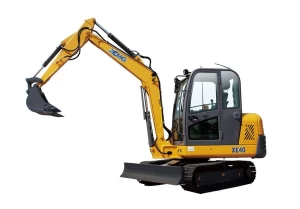 XCMG Official Construction Equipment  4 Ton Mini Excavator Xe40 Small Hydraulic Crawler Excavator