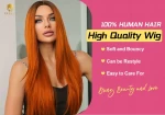 Long Blonde Body Wave Human Hair Wigs Lace Front Wig For Women Online For Sale 180% Density