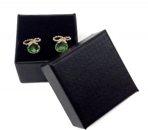 Black Jewelry Boxes Velvet Cushion Gift boxes for Necklace, Earring, Bracelet