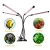WIFI APP Controllable 4 Heads Full Spectrum LED Desk Grow Light Ideal for Small Indoor Plants
