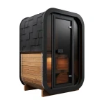 Modern CUBE style indoor and outdoor SAUNAS