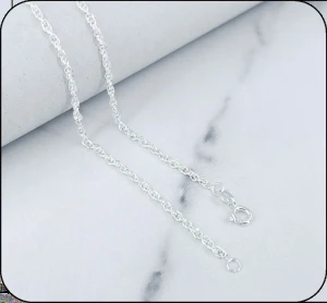 Luxury Men's Figaro Curb Chain in 925 Sterling Silver