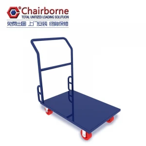 flatbed trolley steel handing roll pallet container