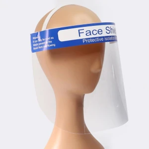 High transparent PET material Anti-fog Face Shield