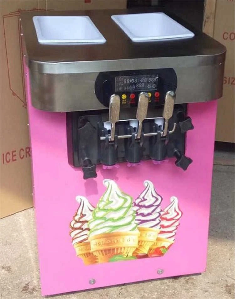 Buy Three Flavor Soft Ice Cream Machine Soft Serve Ice Cream