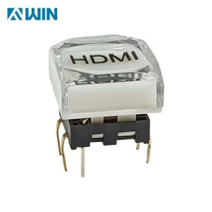 Broadcast Style Illuminated Tact Button Switch