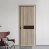 Solid Wood Main Doors Luxury Wood Exterior Wood Doors with Frames Modern Wooden Door Security
