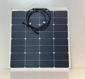 50W 12V ETFE Semi Flexible Solar Panel with SunPower Cells