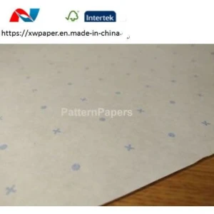 Textile spot cross pattern marker paper roll