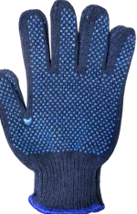 Dotted safety gloves