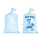 Factory Price Summer Ice Bags 8 Lbs 10lbs Plastic Bags Transparent Clear Ice Cube Wicket Bag