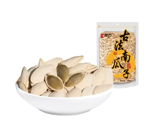 Roasted white pumpkin seeds salted flavor Chinese snacks