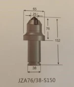 Road header Cone Pick JZA76/38-S150