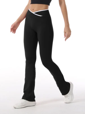 Custom Logo Women High Waist Yoga Pants With Side Pockets Stretch Fitness Running Leggings Solid & Camouflage