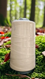 Polyester spun bag closing thread