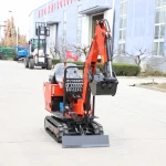 0.9 Ton Farm work excavator machine HW-09 backhoe loader Brand New digger in stock for sale