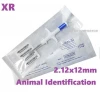 134.2KHz Pet ID Syringe FDX-B Animal Microchip injector 2.12x12mm ISO 11784/85 Animal microchip glass Tag