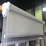 China manufacturer manual sunscreen blackout window double roller blind for hotel