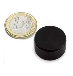 Rubber Coated Neodymium Disc Magnets Ø 22 mm