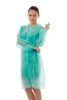 Single Use Lab Coat With Velcros Closure And Different Style Collar For Prevent Dust And Splash