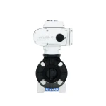 DK56-PB Electric UPVC Butterfly Valve for Pure Water and Chemical Control