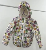 1-8Y Reversible Puffer Winter Parka Kids Warm Duck Down Coat Hooded Baby Girl Down Jacket