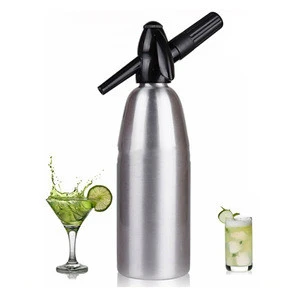 1 Liter Ultimate Portable Soda Maker Custom Soda Siphon For Bar, Home, Restaurant, Cafe