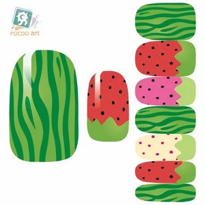 10 Different Fruit Nail Designs Styles Banana Water Nail Art Design Beauty Transfer Sticker Nail Water Decals For Women