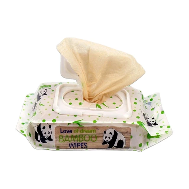 100% biodegradable bamboo fibre baby care wet wipes