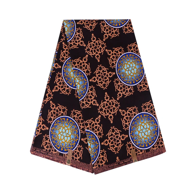 100% cotton african printing real wax fabric good quality material for DIY