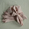 100% French linen table napkin stone washed linen napkins