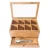 Import 100% Natural Bamboo Storage box With Lid Wholesale Bamboo Tea Box and Condiment Storage Drawer for Sugar and Spoons. Big Chest from China