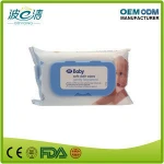 100% Natural Biodegradable Bamboo Organic Baby Wipe