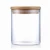 Import 100ml Borosilicate Glass Airtight Canister Storage Jar Bamboo Lid Jar Candy glass Jar from China