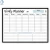 Import 10.6-5 Dry erase weekly calendar whiteboard fridge magnet weekly dry erase board from China