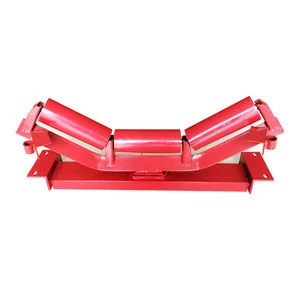 108mm Dia Q235 Metal Trough Self Aligning Conveyor Roller