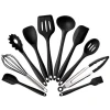 10PCS Non-stick silicone Cooking Utensils Spatula Set Heat Resistant Kitchen Gadgets Tools Set for Cookware