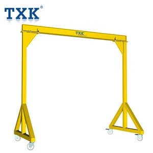 10ton small mobile  container gantry crane with remote control