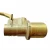 Import 1/2 3/4 1 inch brass water tank male thread float floating ball valve with balance plastic ball from China