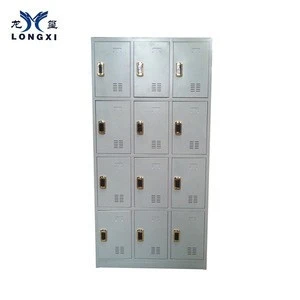 12 Door Steel Storage Bathroom Cabinet Locker with codes or common lock