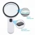 Import 12 LED Lights High Magnification Magnifying Glass Double Lens Upgraded  Lamp Magnifying Glass from China