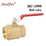 1/2"to 2" Brass Ball Valve with level Handle copper