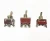 Import 1322 15A 250VAC three-position rocker switch slide contacts from China