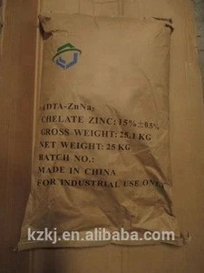 14025-21-9 Ethylenediamine Tetraacetic Acid Zinc Disodium Complex 99% high purity with best factory price organic fertilizer