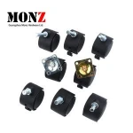 1.5 Inch Plastic With tube Office Chair Caster Wheel With Brake