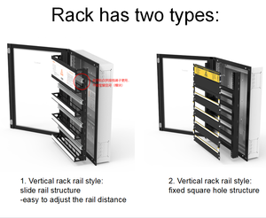 3row 4 Column Rack Buy 16u 84p 3row/ 96p 4row 19' Rack Network Cabinet/electronic ...