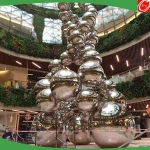 17 Meter Large Metal Outdoor Sculptures Stainless Steel